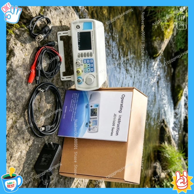 JDS6600 15/30/40/50/60MHz DDS  - Dual Channel Arbitrary Waveform Function Generator 60Mhz ulasan dan harga