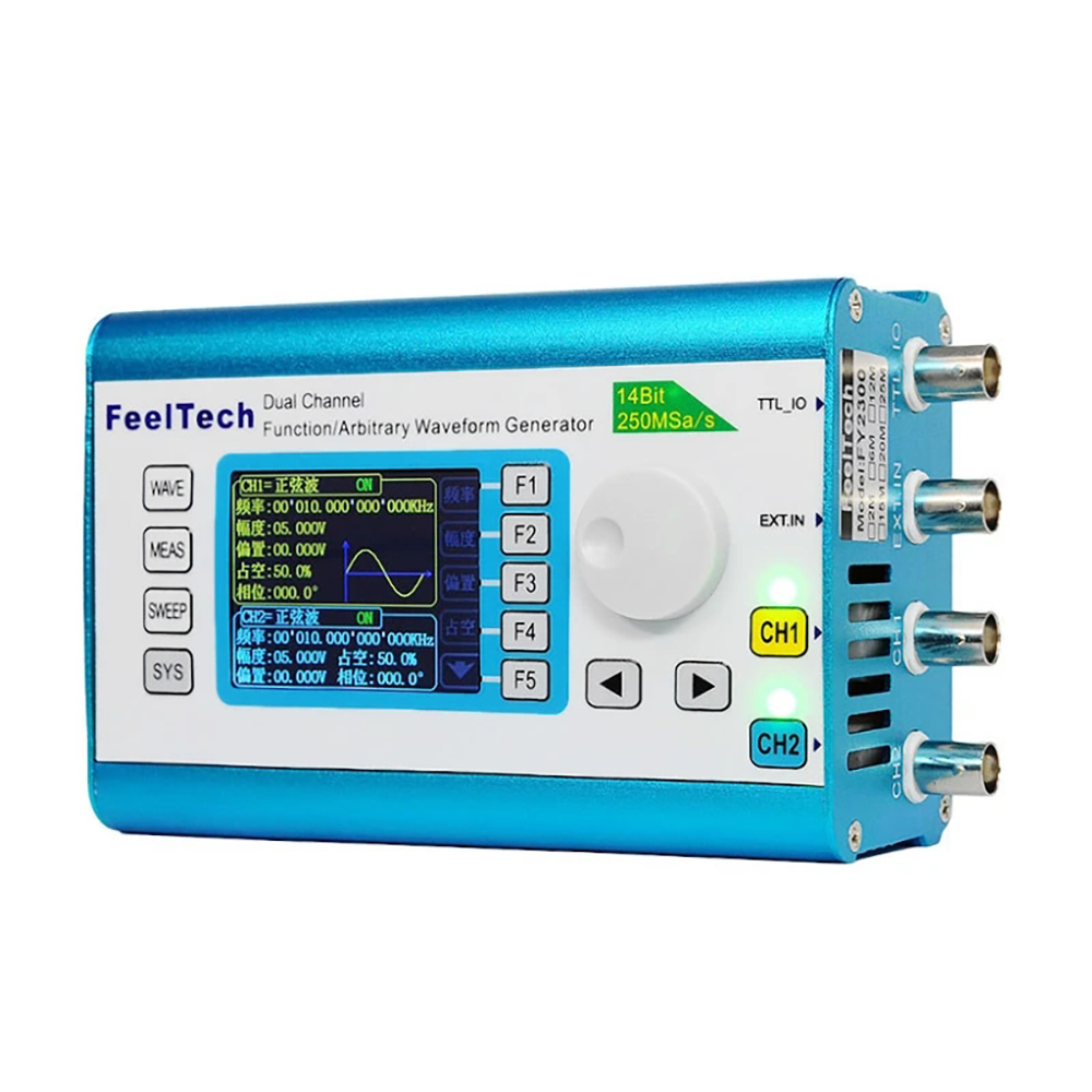 FY2300H Series DDS Function Ar - Dual Channel Arbitrary Waveform Function Generator 60Mhz ulasan dan harga