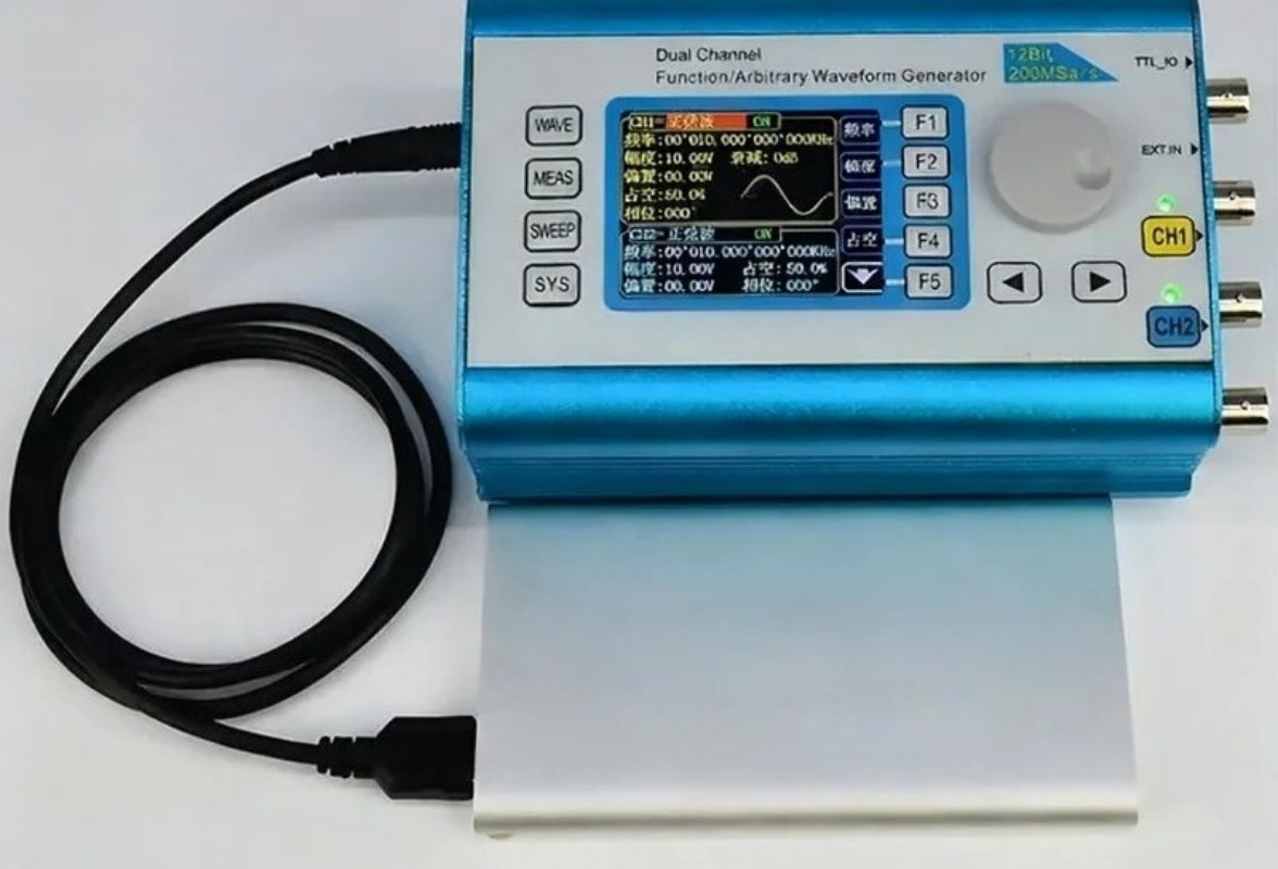 For Dual‑Channel DDS Function  - Dual Channel Arbitrary Waveform Function Generator 60Mhz ulasan dan harga